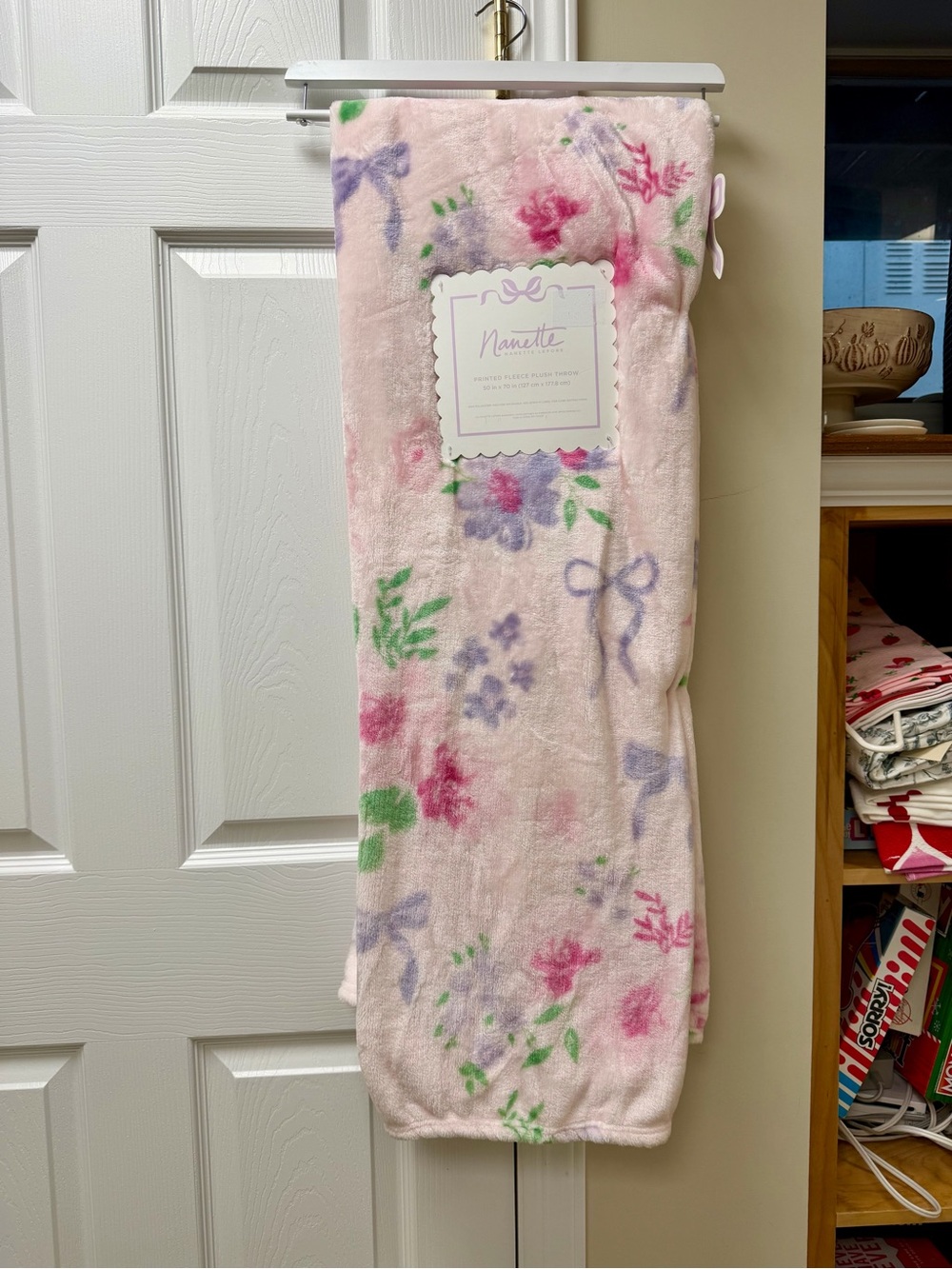 Nanette Lepore Plush Throw Blanket